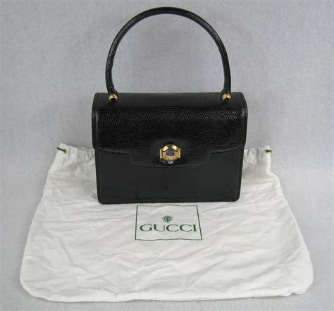 black Gucci purse used